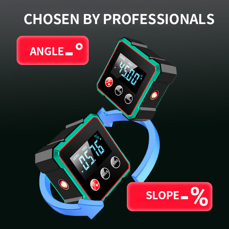 🛠️Magnetic digital angle meter with electronic laser