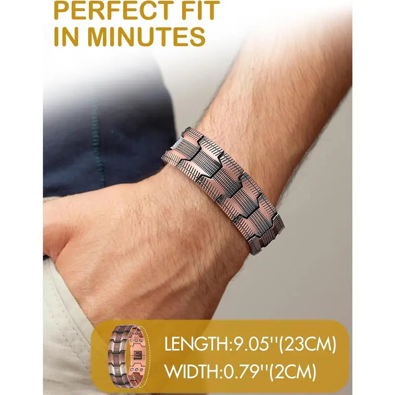 🎁Copper magnetic bracelet——Relieve fatigue and promote blood circulation✨