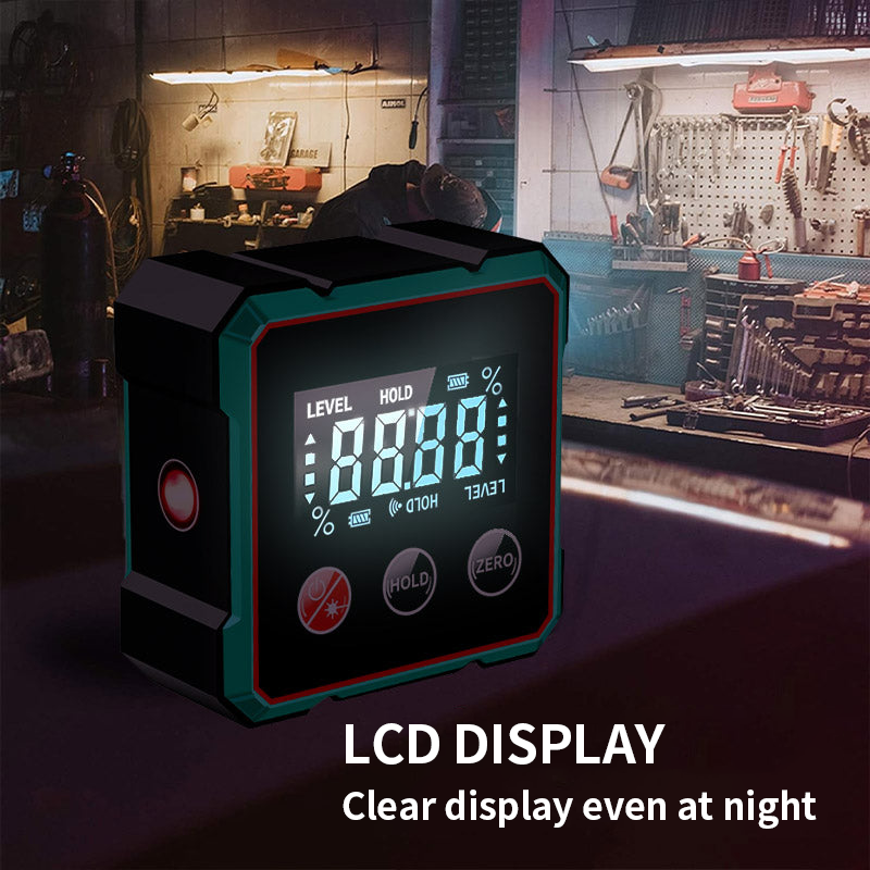 🛠️Magnetic digital angle meter with electronic laser